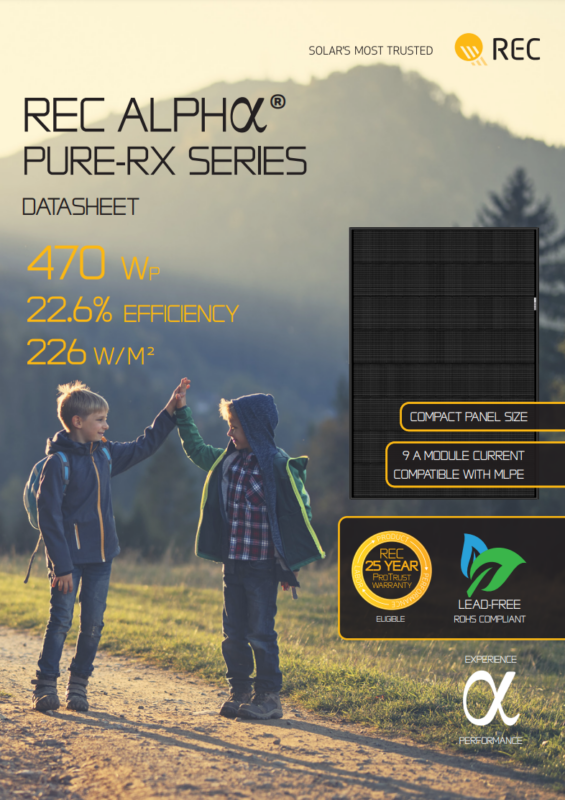 REC Alpha Pure RX Series